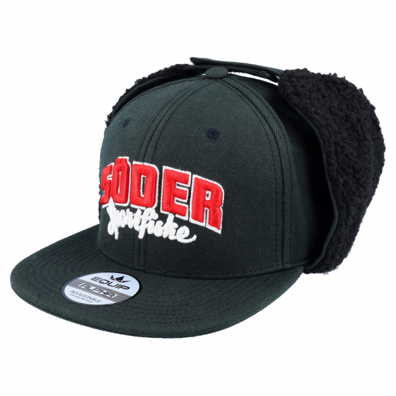 Söder Sportfiske Vintage Black Ear Flap Snapback i gruppen Kläder & Skor / Kepsar & Huvudbonader / Kepsar / Öronlappskepsar hos Sportfiskeprylar.se (HS1012847)