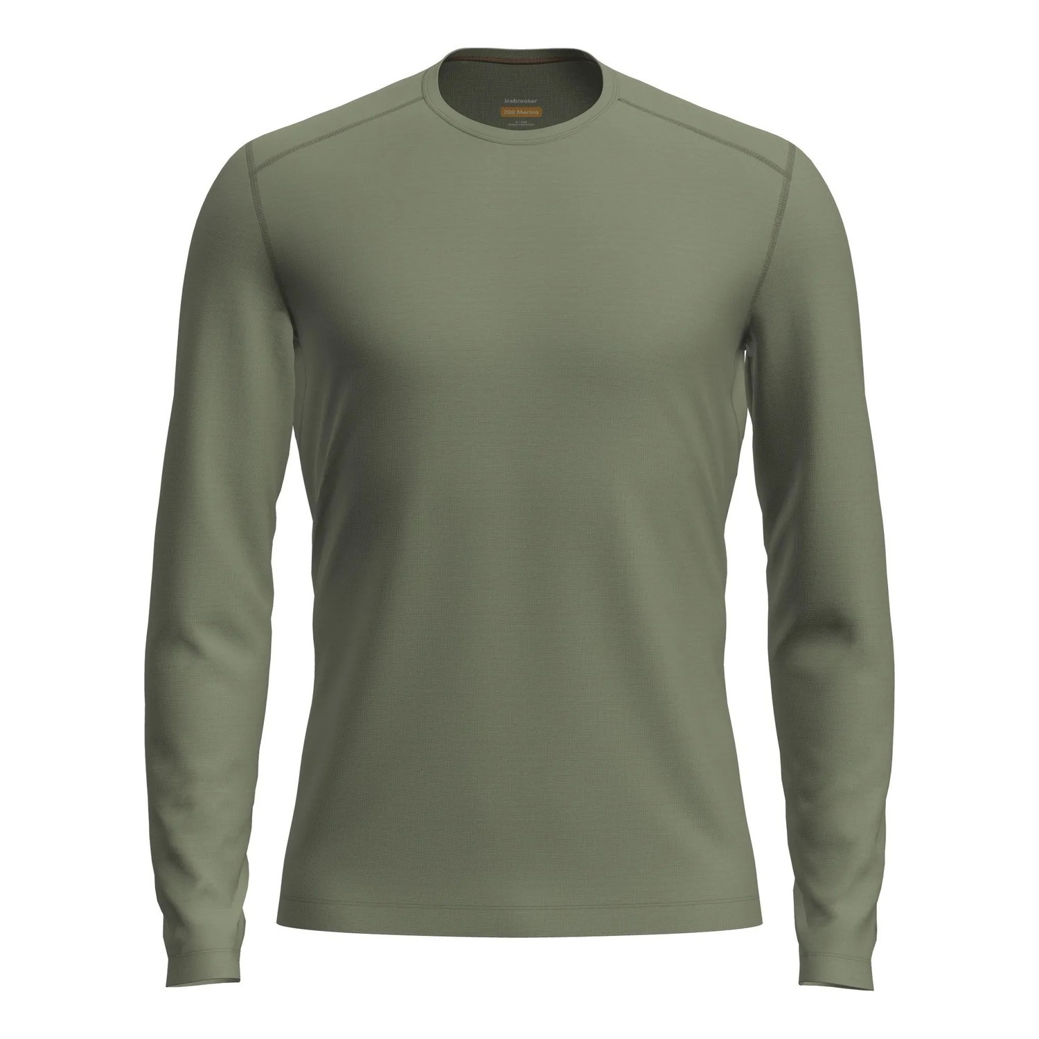 Icebreaker M\'s Merino 200 Oasis LS Crew Lichen i gruppen Kläder & Skor / Kläder / Underställ & Underkläder / Underställströjor hos Sportfiskeprylar.se (IB104365A741002r)