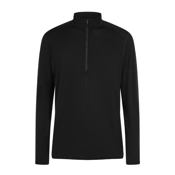 Icebreaker Mens 200 Oasis LS Half Zip Black i gruppen Kläder & Skor / Kläder / Underställ & Underkläder / Underställströjor hos Sportfiskeprylar.se (IBB043670011006r)