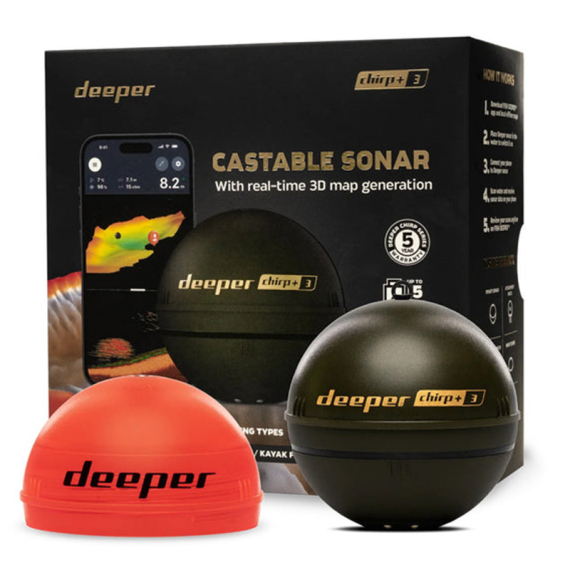 Deeper Smart Sonar CHIRP+ 3 i gruppen Marinelektronik & Båt / Ekolod & Plotter / Portabla Ekolod hos Sportfiskeprylar.se (ITGAM1951)