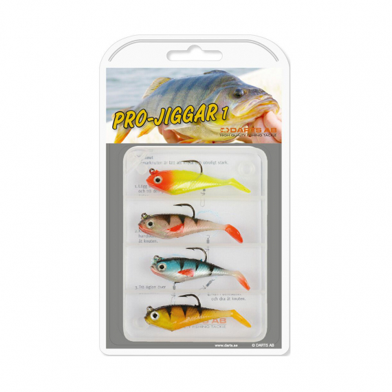 Darts Projiggar - 1 Abborre i gruppen Fiskedrag / Betespaket hos Sportfiskeprylar.se (J99-9901)