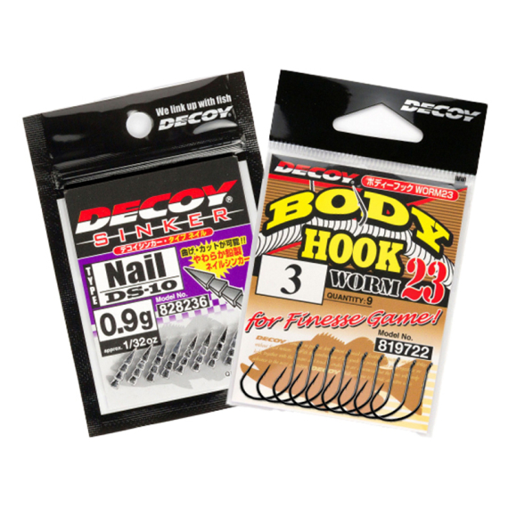 Decoy Neko/Wacky Rig Bundle i gruppen Krok & Småplock / Färdiga Riggar / Färdiga Abborriggar hos Sportfiskeprylar.se (JDMNEKOREGBUNDLE)