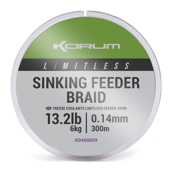 Korum Limitless Sinking Feeder Braid 0,16mm i gruppen Fiskelinor / Specimenlinor hos Sportfiskeprylar.se (K0400010)