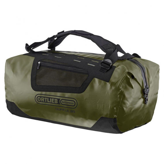 Ortlieb Waterproof Duffle Olive Black 85l Sportfiskeprylar.se