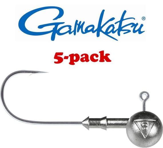 Gamakatsu Jiggskallar-30g 4/0 5-pack i gruppen Krok & Småplock / Jiggskallar / Runda Jiggskallar hos Sportfiskeprylar.se (K7230-040)