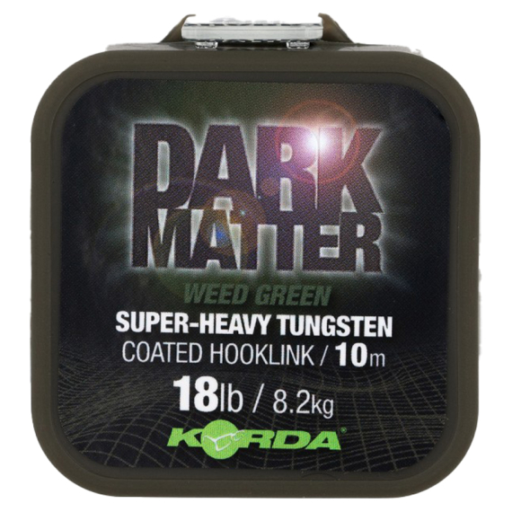 Korda Dark Matter Tungsten Coated Braid Green 10m i gruppen Krok & Småplock / Tafsar & Tafsmaterial / Tafsmaterial / Tafsmaterial Braid hos Sportfiskeprylar.se (KDMCW18r)