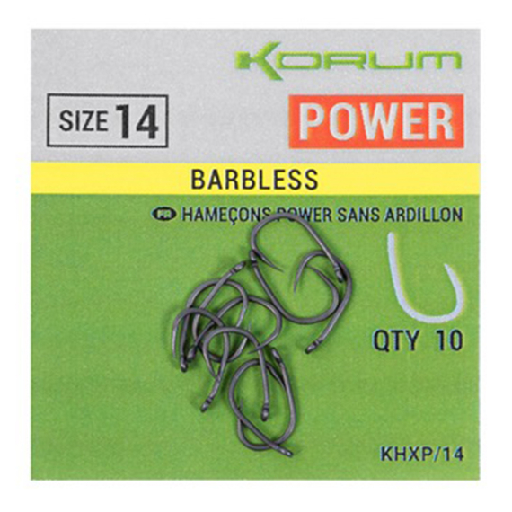 Korum Xpert Power Barbless i gruppen Krok & Småplock / Krok / Specimenkrok hos Sportfiskeprylar.se (KHXP-06r)