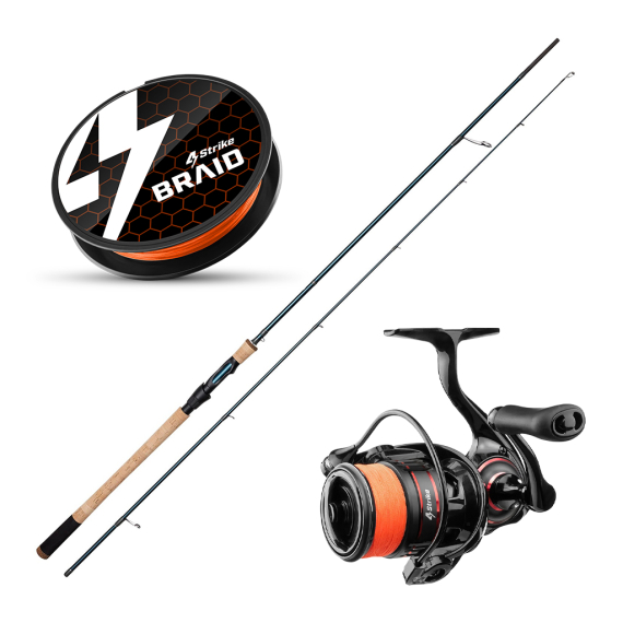 Kinetic Target & 4Strike Vortex Seatrout Spinning Combo i gruppen Fiskeset / Haspelset / Haspelset Havsöring hos Sportfiskeprylar.se (KINETICVORTEXSEATROUTSET)