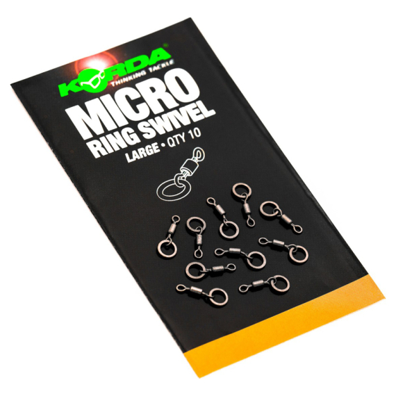 Korda Micro Rig Ring Swivel i gruppen Krok & Småplock / Riggtillbehör / Övriga Riggtillbehör hos Sportfiskeprylar.se (KMRSLr)