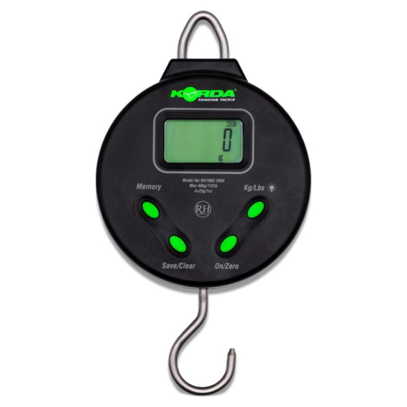 Korda Digital Scale 132lb/60kg i gruppen Verktyg & Tillbehör / Fiskevågar hos Sportfiskeprylar.se (KSCD)