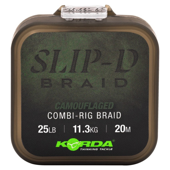 Korda Slip-D Braid 25lb 20m i gruppen Fiskemetoder / Mete & Specimenfiske / Krok & Småplock Specimenfiske / Tafsmaterial specimenfiske hos Sportfiskeprylar.se (KSD25)