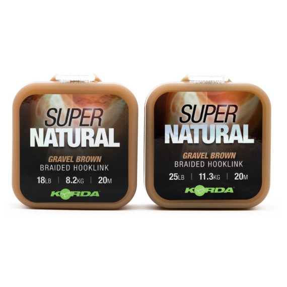 Korda Super Natural Gravel Brown i gruppen Krok & Småplock / Tafsar & Tafsmaterial / Tafsmaterial / Tafsmaterial Braid hos Sportfiskeprylar.se (KSNBr)