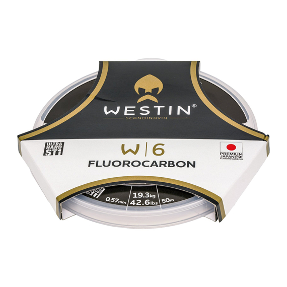 Westin W6 ST1 Fluorocarbon 50m i gruppen Krok & Småplock / Tafsar & Tafsmaterial / Tafsmaterial / Tafsmaterial Fluorocarbon hos Sportfiskeprylar.se (L018-430-50r)