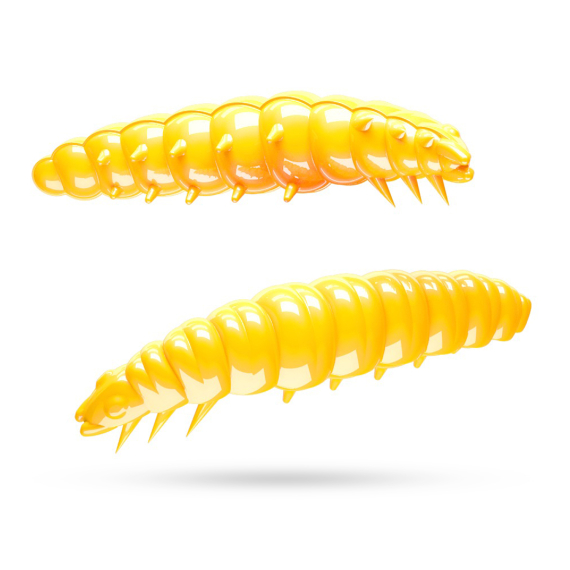 Libra Lures Larva 30 Krill (15-pack) - Yellow i gruppen Fiskedrag / Jiggar & Gummibeten / Kräftor & Creaturebaits / Creaturebaits hos Sportfiskeprylar.se (L30K15P-007)