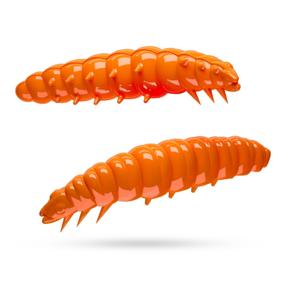 Libra Lures Larva 30 Krill (15-pack) - Hot Orange i gruppen Fiskedrag / Jiggar & Gummibeten / Kräftor & Creaturebaits / Creaturebaits hos Sportfiskeprylar.se (L30K15P-011)