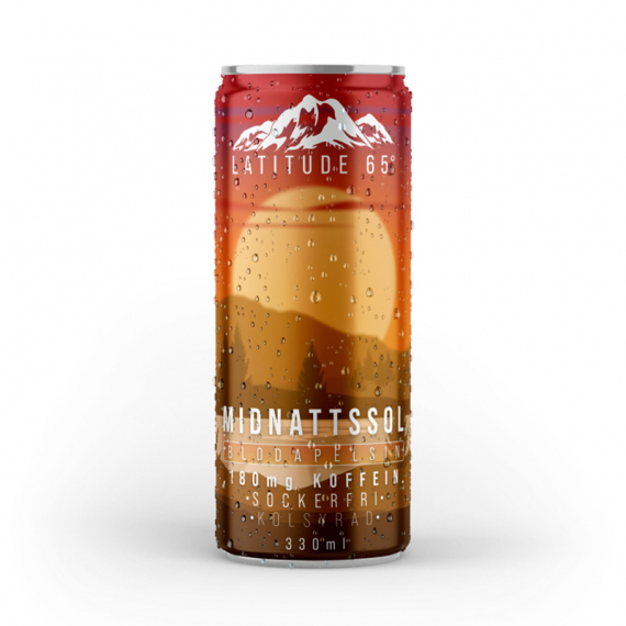 Latitude 65, 330ml - Midnattsol i gruppen Outdoor / Friluftsmat / Drycker hos Sportfiskeprylar.se (L65-MIDNATT)