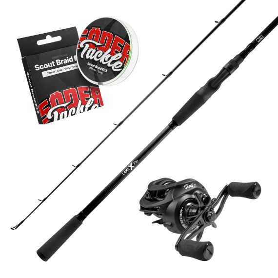 Lake X Pike Casting Casting Combo 8\' 15-60g i gruppen Fiskeset / Spinnfiskeset / Spinnfiskeset Gädda hos Sportfiskeprylar.se (LAKEXPIKE60SCOUTBC)