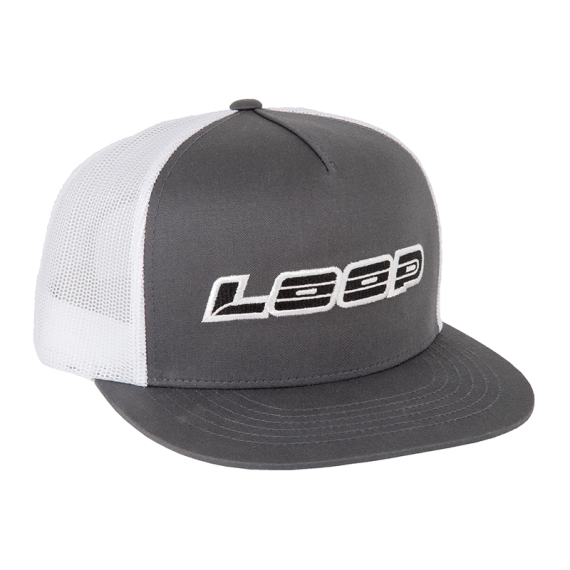 Loop Logo Meshback Flat Cap - Grey/White i gruppen Kläder & Skor / Kepsar & Huvudbonader / Kepsar hos Sportfiskeprylar.se (LFC-48)