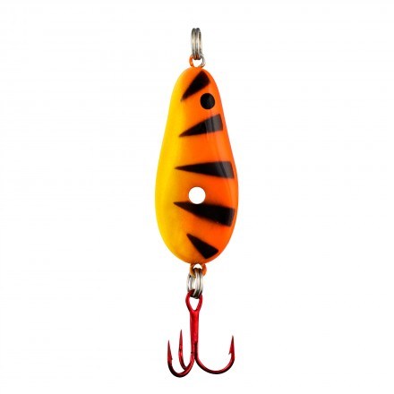 Lindy Glow Spoon 7g - Orange Tiger i gruppen Fiskedrag / Pimpelbeten / Vertikalpirkar hos Sportfiskeprylar.se (LGS4-12)