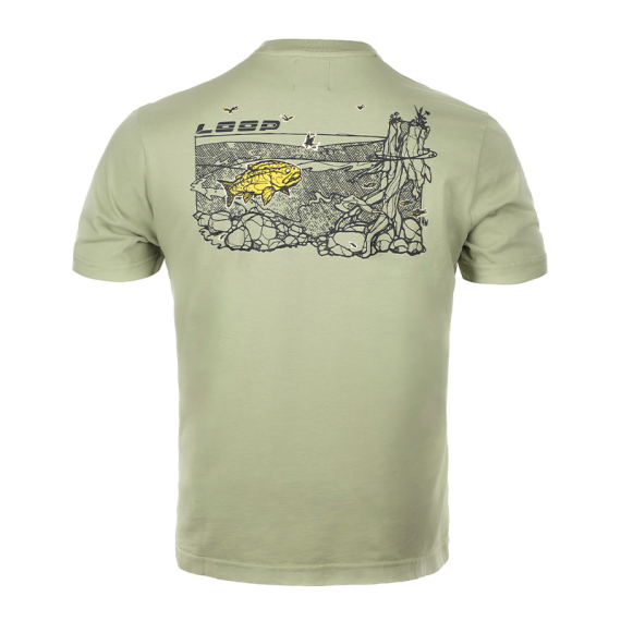 Loop M\'s Logo T-Shirt Trout Seagrass i gruppen Kläder & Skor / Kläder / T-shirts hos Sportfiskeprylar.se (LMLTT01-403-2XLr)