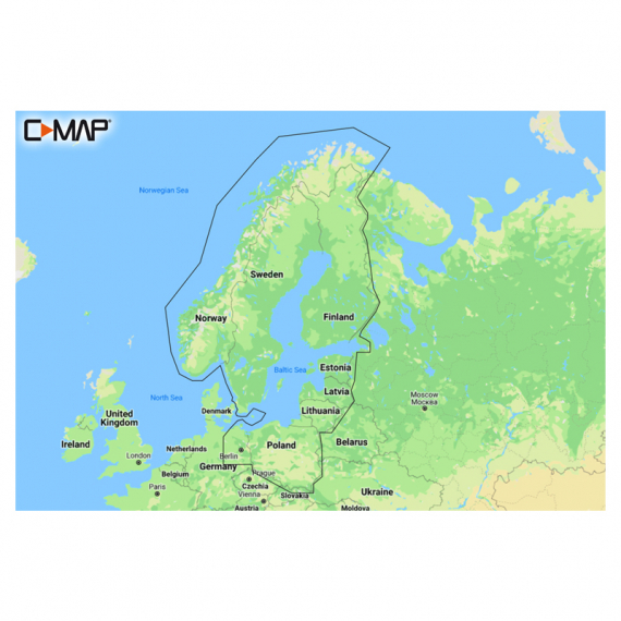 C-MAP Discover - Baltic i gruppen Marinelektronik & Båt / Sjökort & Kartor hos Sportfiskeprylar.se (M-EN-Y055-MS)