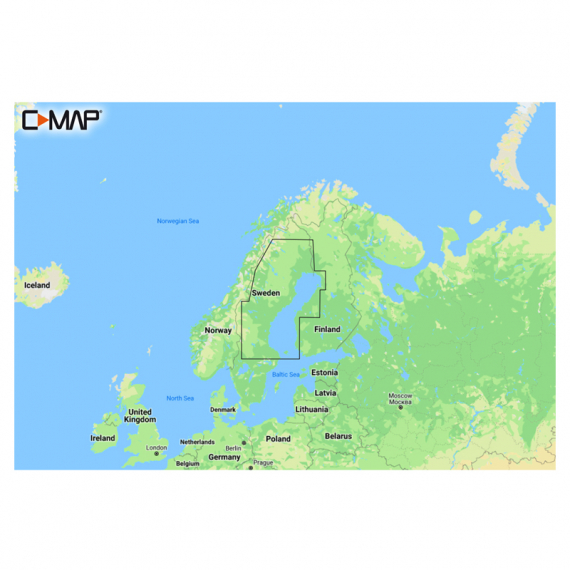 C-MAP Discover - Gulf Of Bothnia i gruppen Marinelektronik & Båt / Sjökort & Kartor hos Sportfiskeprylar.se (M-EN-Y209-MS)