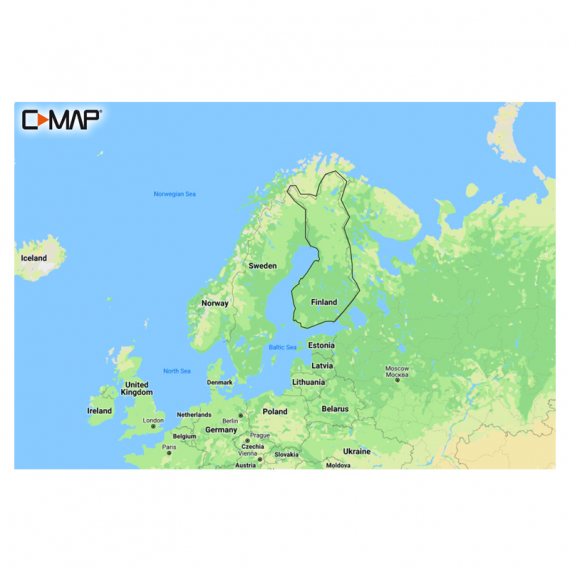 C-MAP Discover - Finland Lakes i gruppen Marinelektronik & Båt / Sjökort & Kartor hos Sportfiskeprylar.se (M-EN-Y211-MS)
