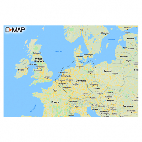 C-MAP Discover - Germany & Netherland Inland i gruppen Marinelektronik & Båt / Sjökort & Kartor hos Sportfiskeprylar.se (M-EN-Y215-MS)