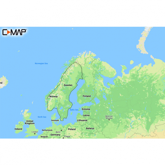 C-MAP Reveal i gruppen Marinelektronik & Båt / Sjökort & Kartor hos Sportfiskeprylar.se (M-EN-Y299-MSr)