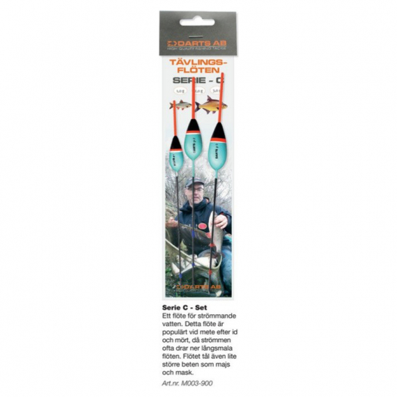 Darts Tävlingsflöte C-Set i gruppen Krok & Småplock / Flöten / Specimen- & Matchflöten hos Sportfiskeprylar.se (M003-900)