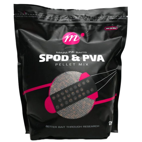 Mainline Spod & PVA Pellet Mix 2kg i gruppen Fiskedrag / Boilies, Krokbeten & Mäsk / Pellets hos Sportfiskeprylar.se (M06007)