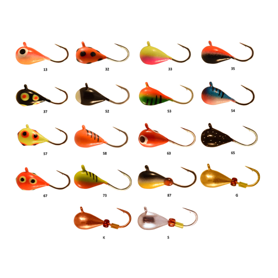 FIBE Mormyska M11 i gruppen Fiskedrag / Pimpelbeten / Mormyskor hos Sportfiskeprylar.se (M11-40-13r)