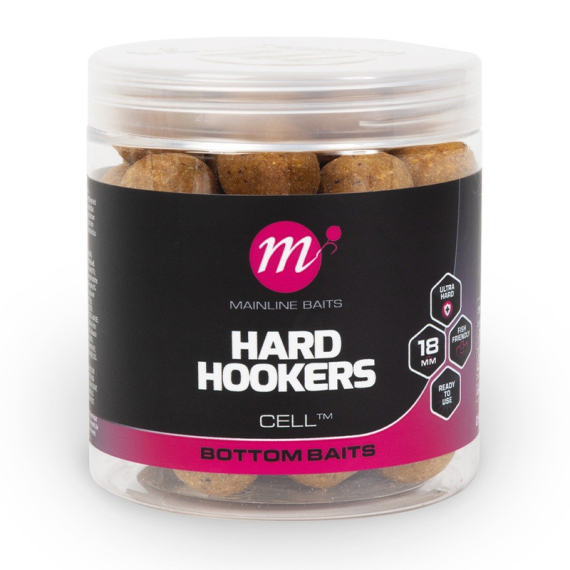 Mainline Hard Hookbaits 18mm i gruppen Fiskedrag / Boilies, Krokbeten & Mäsk / Popups & Wafters hos Sportfiskeprylar.se (M12020r)