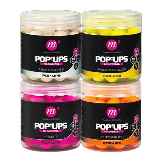Mainline High Visual Popups i gruppen Fiskedrag / Boilies, Krokbeten & Mäsk / Popups & Wafters hos Sportfiskeprylar.se (M13001r)