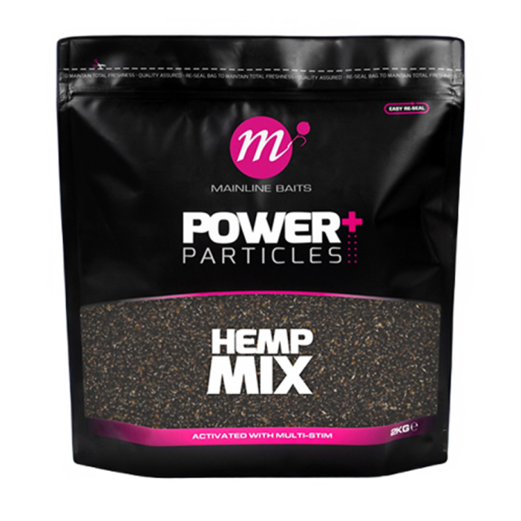 Mainline Power+ Hemp Mix 2kg i gruppen Fiskedrag / Boilies, Krokbeten & Mäsk / Partiklar hos Sportfiskeprylar.se (M37023)
