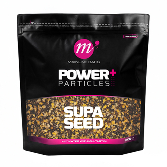 Mainline Power+ Supa Seed 2kg i gruppen Fiskedrag / Boilies, Krokbeten & Mäsk / Partiklar hos Sportfiskeprylar.se (M37026)