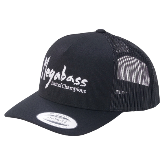 Megabass Cap Brush Trucker Black/White i gruppen Kläder & Skor / Kepsar & Huvudbonader / Kepsar / Truckerkepsar hos Sportfiskeprylar.se (MB-00000046722)