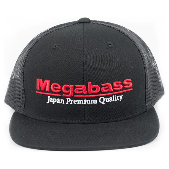 Megabass Trucker Hat Black/Red i gruppen Kläder & Skor / Kepsar & Huvudbonader / Kepsar / Truckerkepsar hos Sportfiskeprylar.se (MB-C-4513473395758)