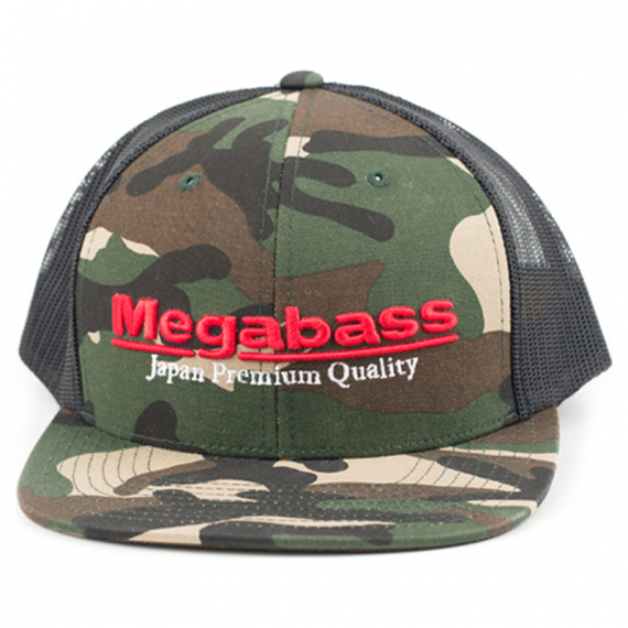 Megabass Trucker Hat Camo i gruppen Kläder & Skor / Kepsar & Huvudbonader / Kepsar / Truckerkepsar hos Sportfiskeprylar.se (MB-C-4513473417535)