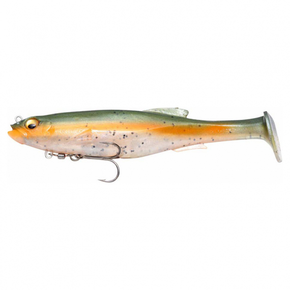 Megabass Magdraft 10\'\', 25cm - Rainbow i gruppen Fiskedrag / Swimbaits / Mjuka Swimbaits hos Sportfiskeprylar.se (MB-MD10-4513473397097)