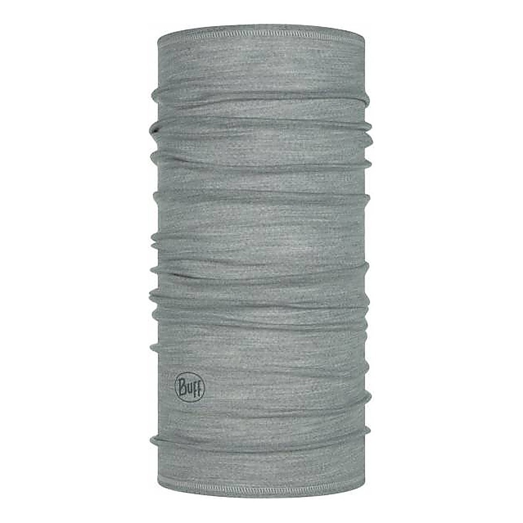 Buff Merino Lightweight - Solid Grey i gruppen Kläder & Skor / Kläder / Halsdukar & Ansiktsmasker hos Sportfiskeprylar.se (MERINO-SOLIDGREY)