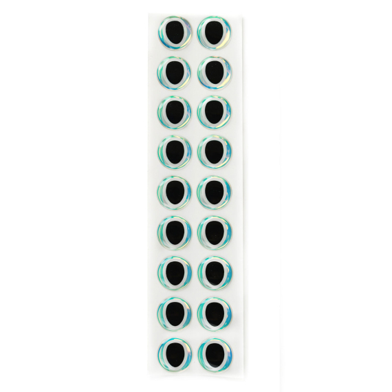 Epoxy Eyes 5,5 mm oval dubbel - svart/pearl i gruppen Krok & Småplock / Flugbindning / Flugbindningsmaterial / Ögon hos Sportfiskeprylar.se (MEY4-PRL3C)