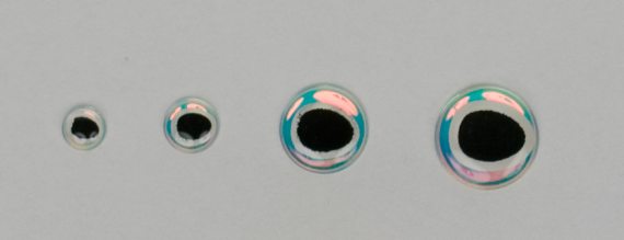 Epoxy Eyes 9,0 mm oval dubbel - svart/pearl i gruppen Krok & Småplock / Flugbindning / Flugbindningsmaterial / Ögon hos Sportfiskeprylar.se (MEY6-PRL3C)