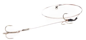 Wiggler Predator tafs wire inkl. gamakatsu krok TR13B stl. 2 30lbs i gruppen Krok & Småplock / Färdiga Riggar / Färdiga Predatortackel hos Sportfiskeprylar.se (MH302)