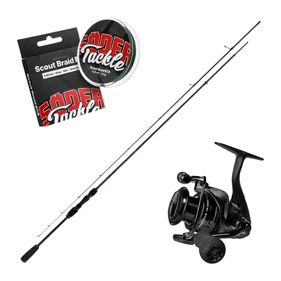 Mikado Bixlite Jigger Spin 213cm 7\' 5-20g Pitch Black Combo i gruppen Fiskeset / Haspelset / Haspelset Abborre hos Sportfiskeprylar.se (MIKADOJIGGERSPINCOMBO)