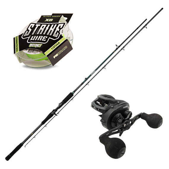 Mikado Jaws Big Bait Casting 8\'6\'\', 50-200g / Svivlo Combo i gruppen Fiskeset / Spinnfiskeset / Spinnfiskeset Gädda hos Sportfiskeprylar.se (MIKADOSVIVLOJAWSBIGSET)