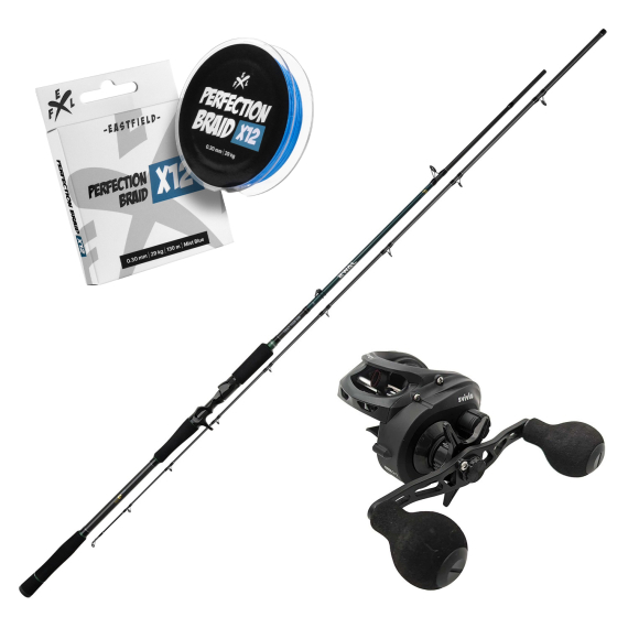 Mikado Jaws Big Bait Casting 8\'6\'\', 50-200g / Svivlo Combo i gruppen Fiskeset / Spinnfiskeset / Spinnfiskeset Gädda hos Sportfiskeprylar.se (MIKADOSVIVLOJAWSBIGSET)