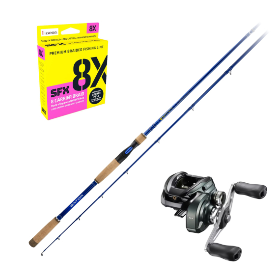 Gator Mirage 8\' Versatile Casting 40-130g Curado Combo i gruppen Fiskeset / Spinnfiskeset / Spinnfiskeset Gädda hos Sportfiskeprylar.se (MIRAGECURADOSUFIX)