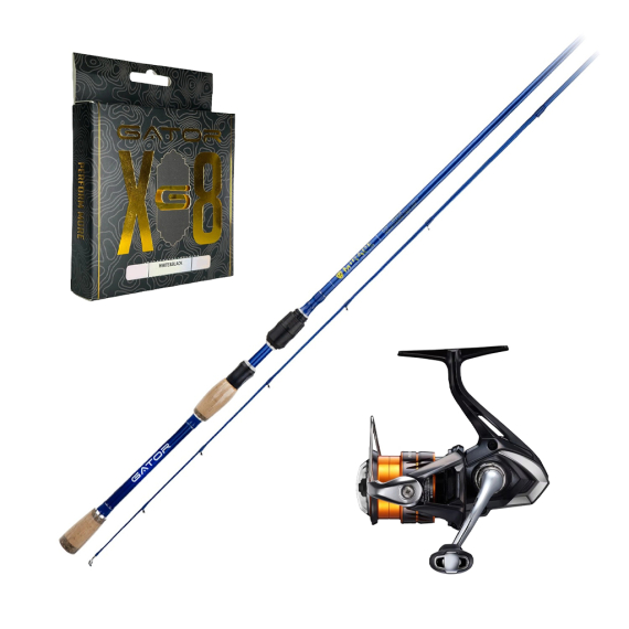 Gator Mirage 6\'10\'\' Zephyr Spinning Combo 3-15g i gruppen Fiskeset / Haspelset / Haspelset Abborre hos Sportfiskeprylar.se (MIRAGEPERCHSPINNINGCMB)