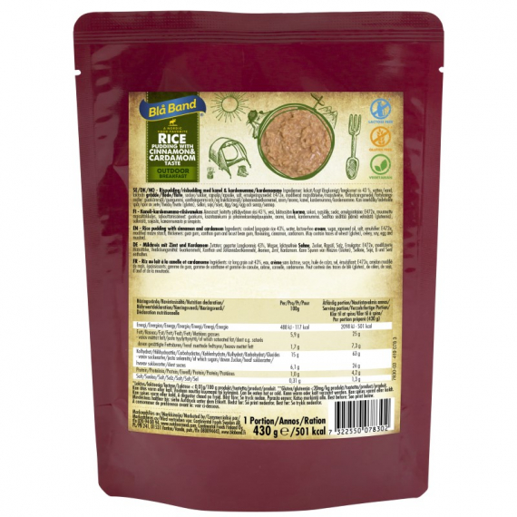 Blå Band - Rice Pudding With Cinnamon & Cardamom i gruppen Outdoor / Friluftsmat hos Sportfiskeprylar.se (MKC101)